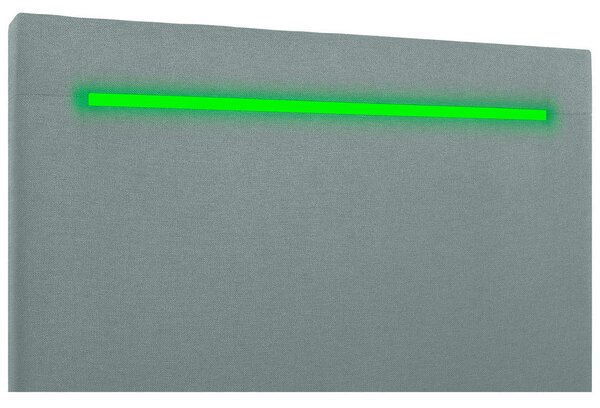 POSTELJA Z VZMETNICO 100 cm x 200 cm , tekstil, leseni material metino zelena