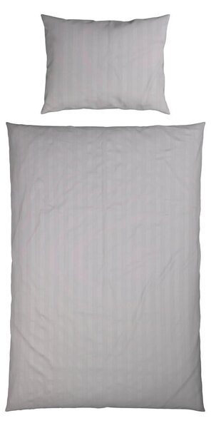 POSTELJNINA 140/200 cm damast svetlo siva