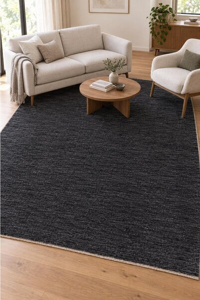 ORIENTALSKA PREPROGA Gabbeh Premium Charcoal 120/180 cm tkano siva
