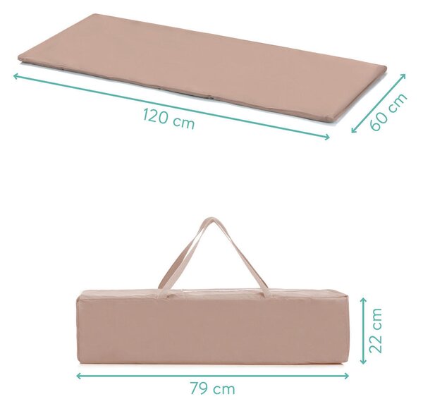 PRENOSNA POSTELJICA 120/60 cm bež