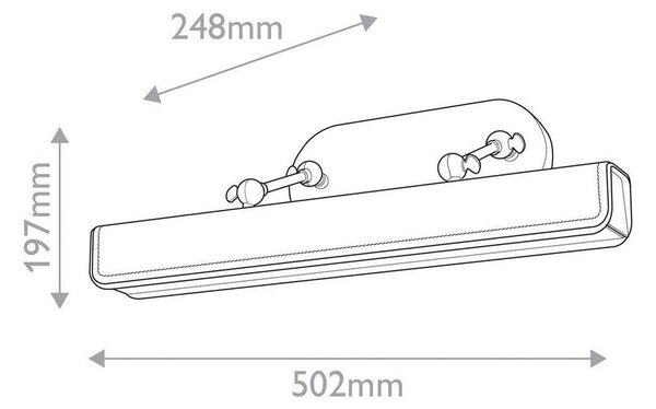 STENSKA LED-SVETILKA Alora 18 W 560 lm 2700 K 220-240 V