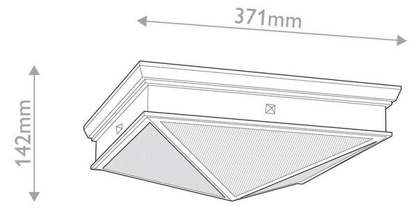 STROPNA SVETILKA Alora 14,2/37,1 cm