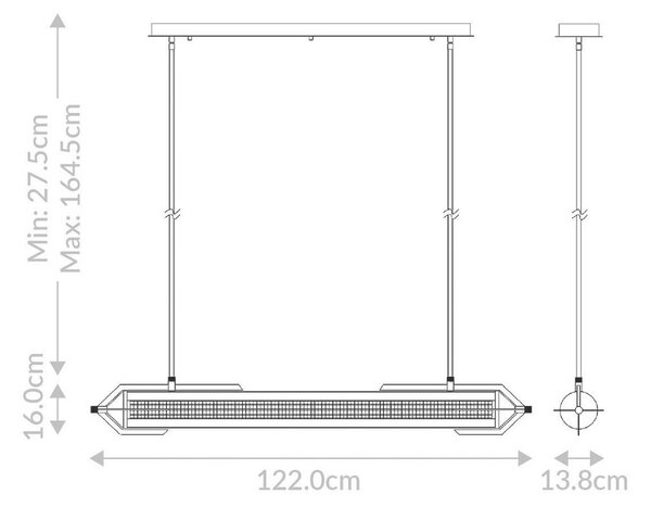 VISEČA LED-SVETILKA Eurofase 38 W 3329 lm 3000 K 220-240 V