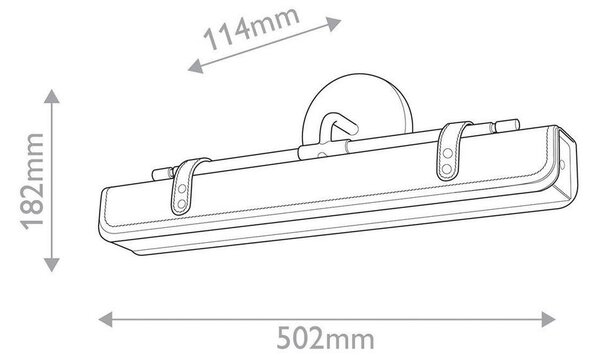 STENSKA LED-SVETILKA Alora 18 W 520 lm 2620 K 220-240 V