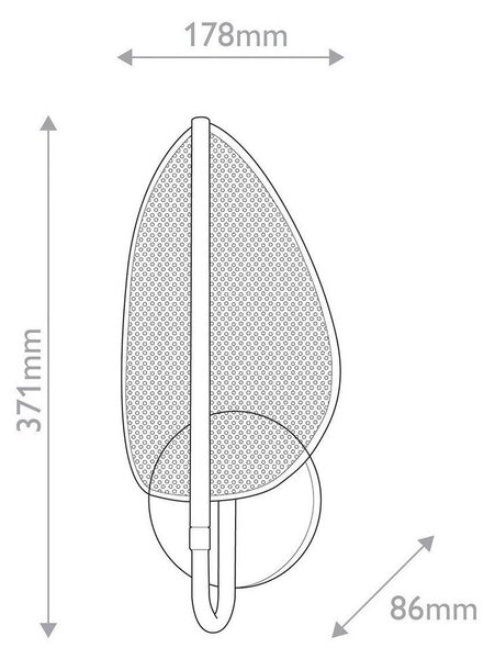 STENSKA LED-SVETILKA Alora 9 W 280 lm 2918 K 220-240 V