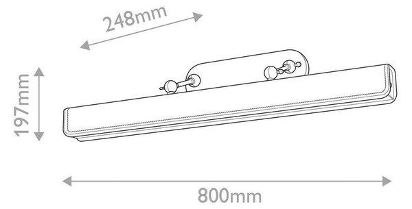 STENSKA LED-SVETILKA Alora 30 W 1066 lm 2575 K 220-240 V