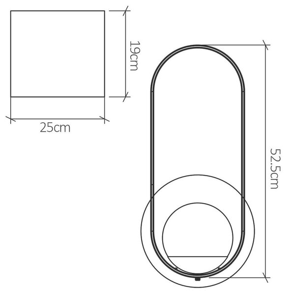 STENSKA SVETILKA Eurofase 40 W 220-240 V E27