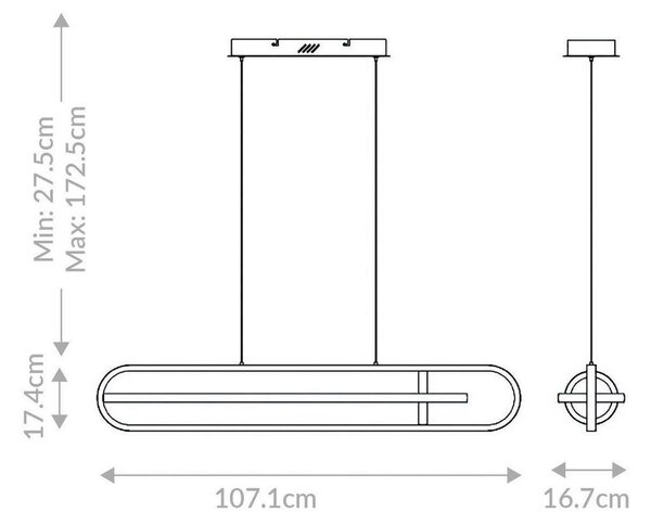 VISEČA LED-SVETILKA Eurofase 2900 lm 3000 K 220-240 V