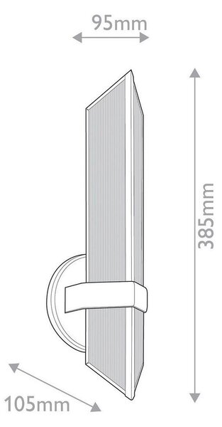 STENSKA SVETILKA Alora 60 W 220-240 V E27