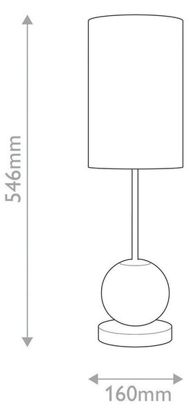 NAMIZNA LED-SVETILKA Alora 22,5/62,5/23,5 cm