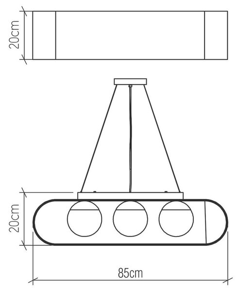 VISEČA SVETILKA Accord Lighting 40 W E27