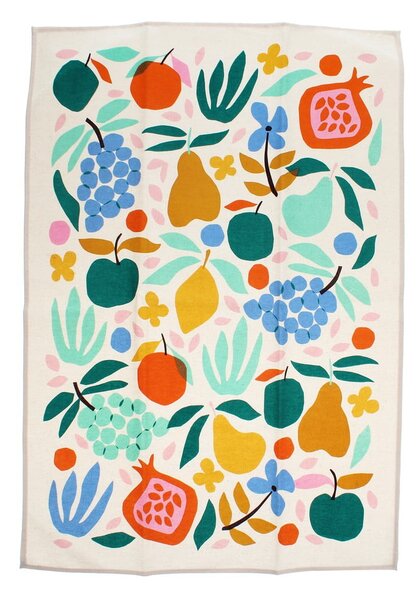 Bombažna kuhinjska krpa 50x70 cm Fruits de Provence – Rex London