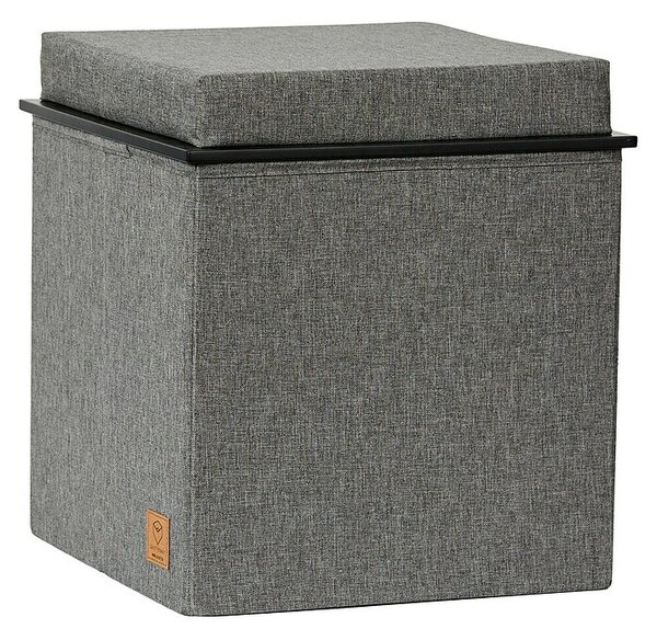 Store It Premium Stolček (Do x Š x V: 37 x 37 x 41 cm, Siva)