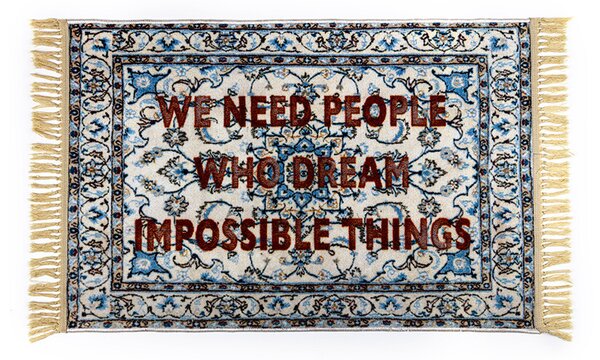 SelettiSeletti - Impossible Things Burnt Carpet #11 80x120 Svetloba Modra/Multicolor Seletti