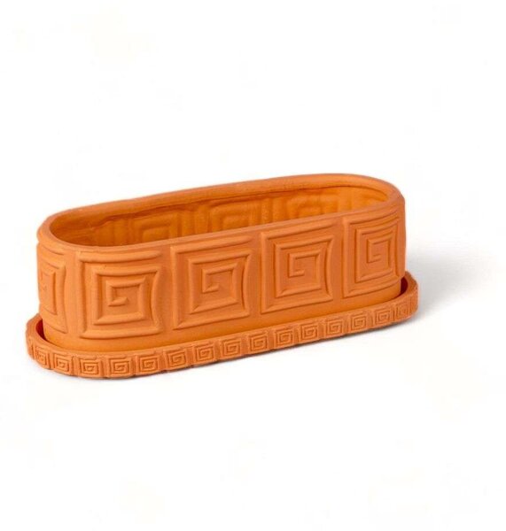 SelettiSeletti - Greca Box With Subpot Terracotta Seletti