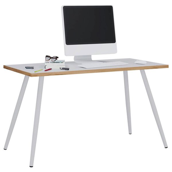P & B Pisalna Miza Salia T50, Barva Hrasta, Bela, 110x50cm
