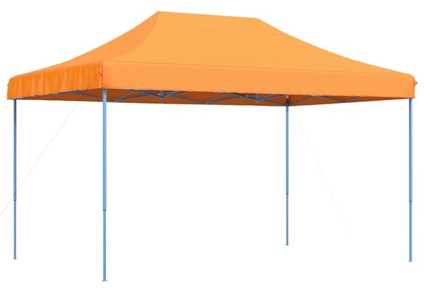 VidaXL Zložljivi pop-up šotor za zabave oranžna 440x292x315 cm