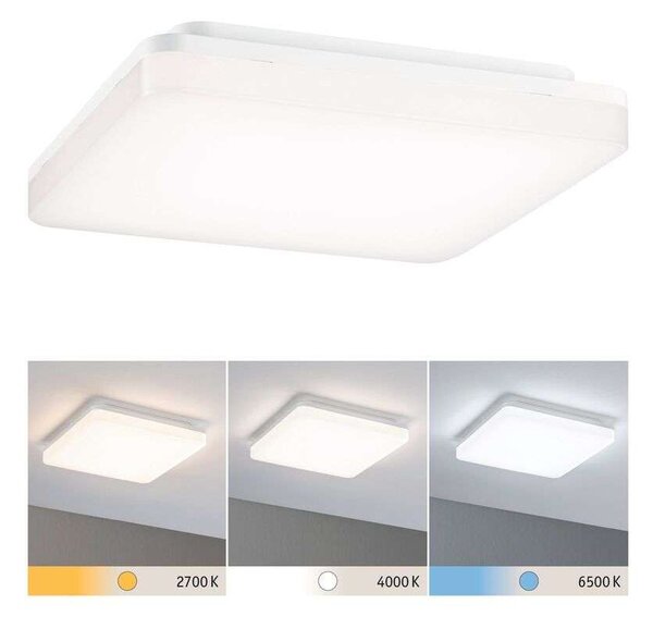 Paulmann - Cela LED Stropna svetilka 280x280 IP44 Bela/Mat Bela Paulmann