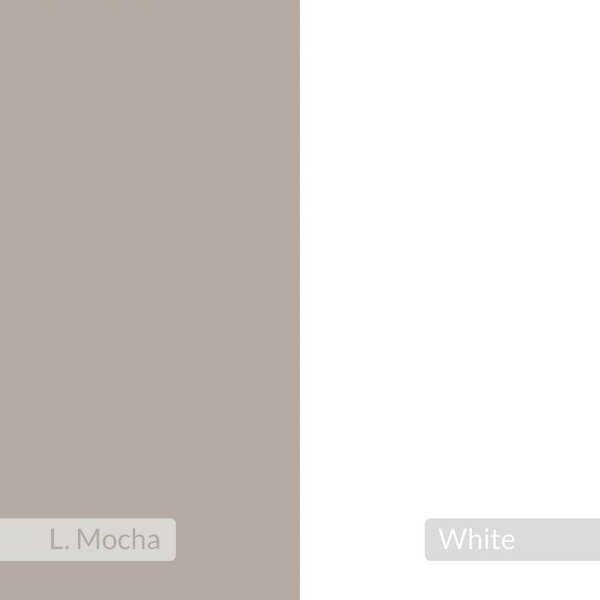 Livetastic Stenski Obešalnik Eleva, Bela, Mocha Rjava