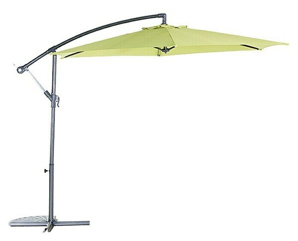 Sunfun Viseči senčnik Toskana (Zelene barve, Premer platna: 300 cm)