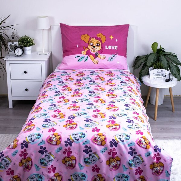 Enojna otroška posteljnina iz mikrovlaken 140x200 cm Paw Patrol – Jerry Fabrics