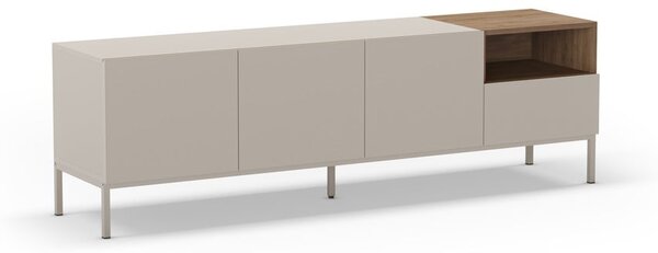 Kremno bela TV omarica 180x55 cm Cailin – Marckeric
