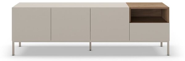 Kremno bela TV omarica 180x55 cm Cailin – Marckeric