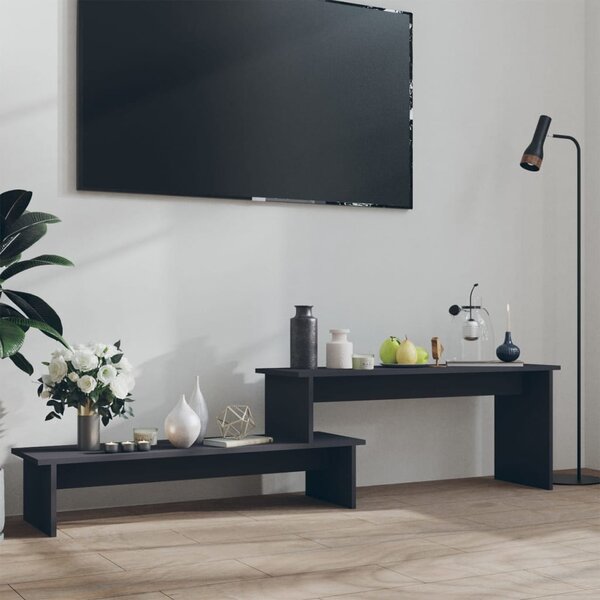 VidaXL TV omarica siva 180x30x43 cm iverna plošča