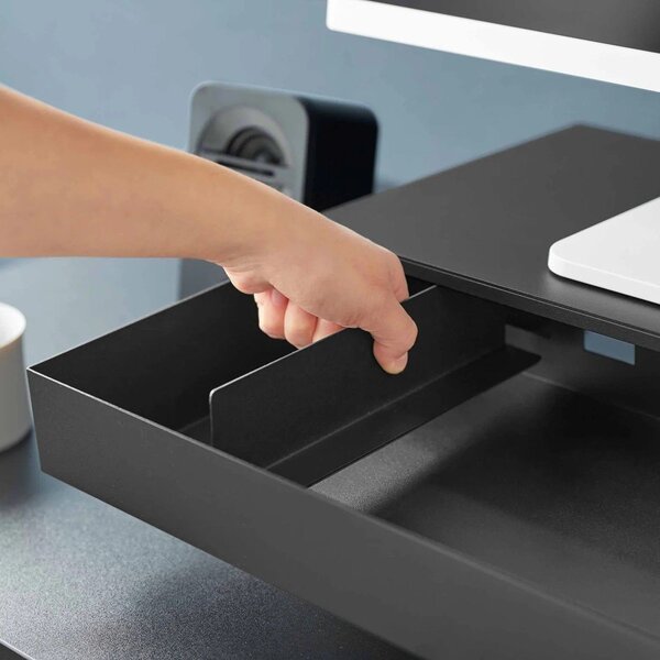 Črno kovinsko stojalo za monitor Tower – YAMAZAKI