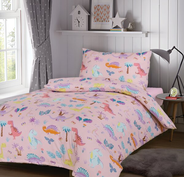 Otroška posteljnina iz mikrovlaken DINO ISLAND večbarvna Dimenzije posteljnine: 70 x 90 cm | 140 x 200 cm