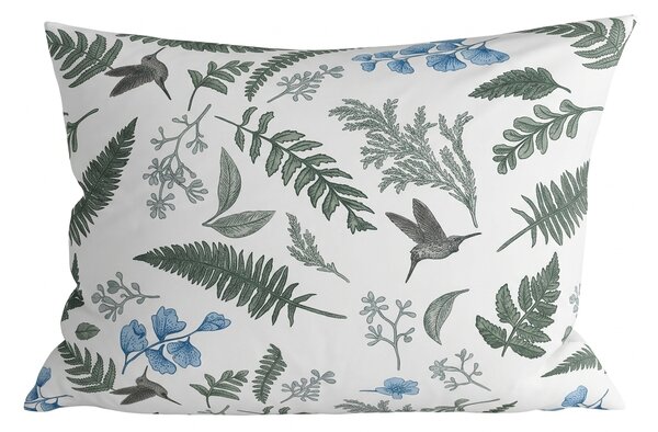 Prevleka za blazino iz mikrotkanine FERN LEAVES 70x90 cm, vzorčena