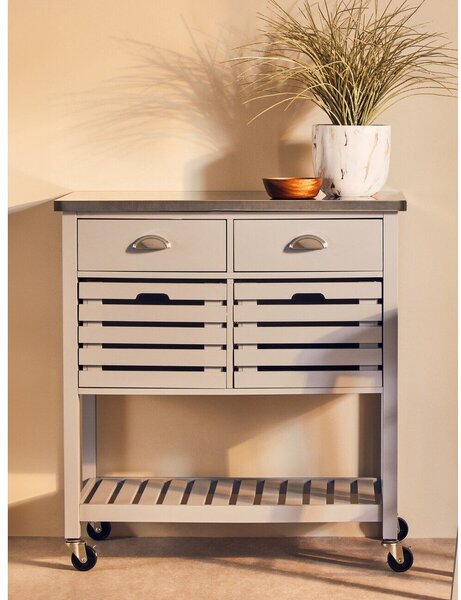 Kuhinjski otok na kolesih 46x86 cm Frankfurt – Premier Housewares