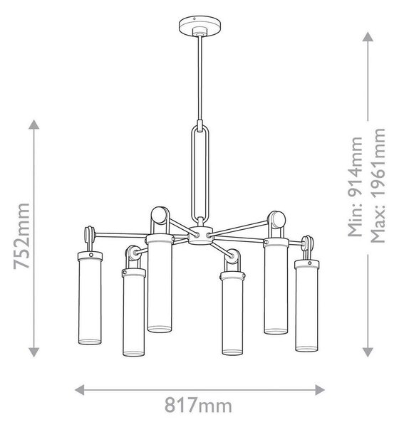 LESTENEC Alora 75,2/81,7 cm 60 W E27