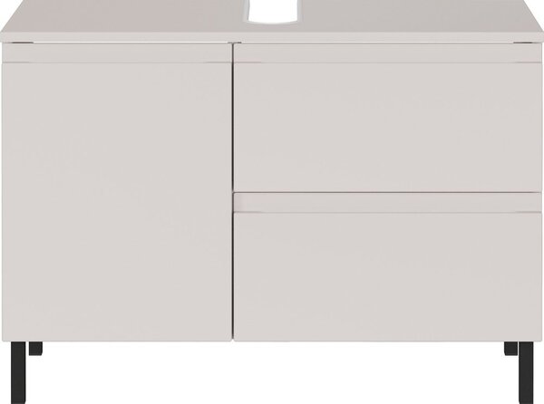 Kremno bela nizka omarica za pod umivalnik 80x56 cm Salinas – Germania