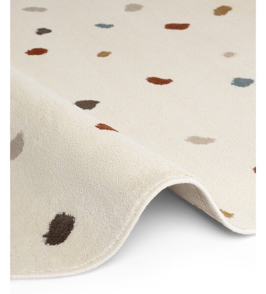 Kremno bela otroška preproga ø160 cm Funny Dots – Hanse Home