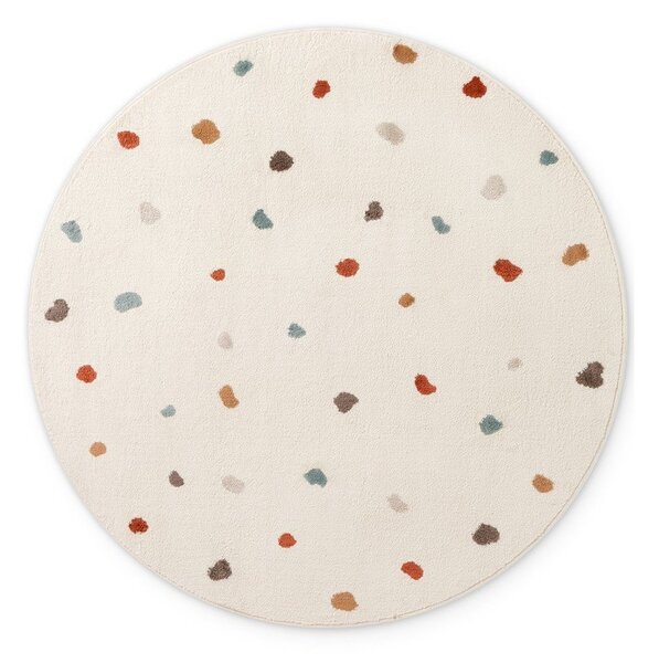 Kremno bela otroška preproga ø160 cm Funny Dots – Hanse Home