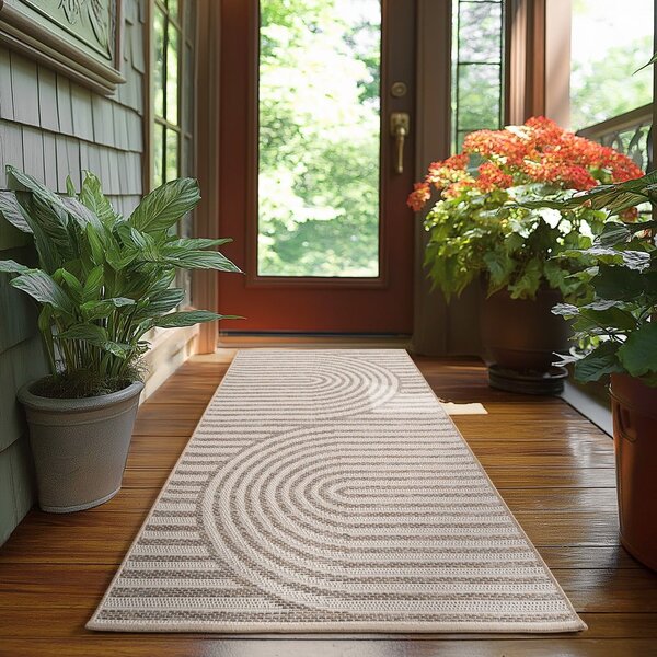 Bež zunanji in notranji tekač 80x250 cm Desert 1301 – Ayyildiz Carpets