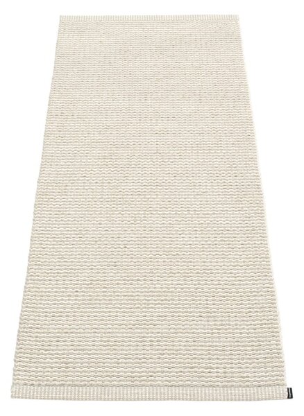 Kremno bel zunanji in notranji tekač 60x150 cm Mono Linen Vanilla – Pappelina