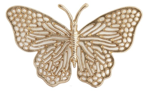 Kovinska stenska dekoracija 26x16 cm Butterfly – Light & Living