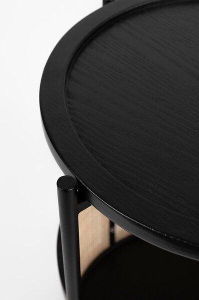 Okrogla stranska mizica ø 30 cm Makoto – White Label