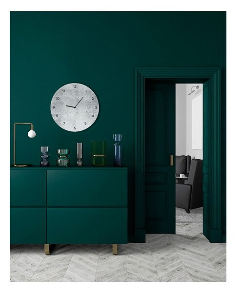 Stenska ura Styler Glassclock Wall, ⌀ 30 cm