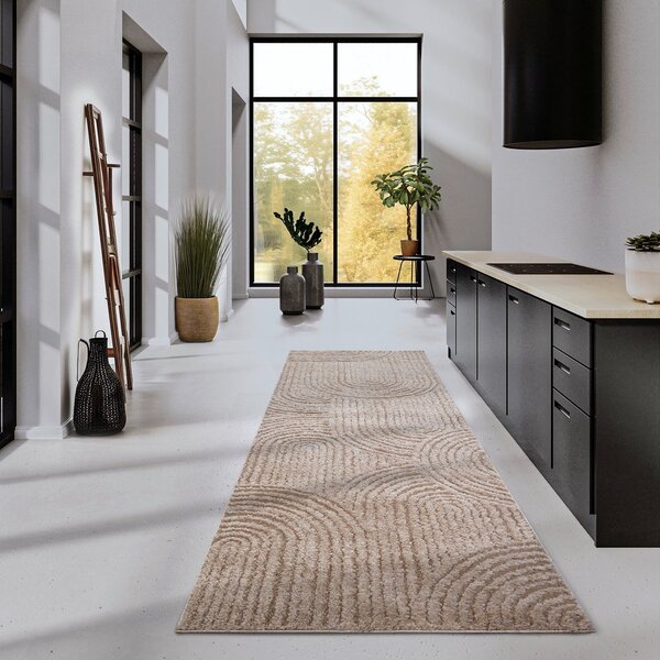 Bež tekač 80x240 cm Chappe Beige – Elle Decoration