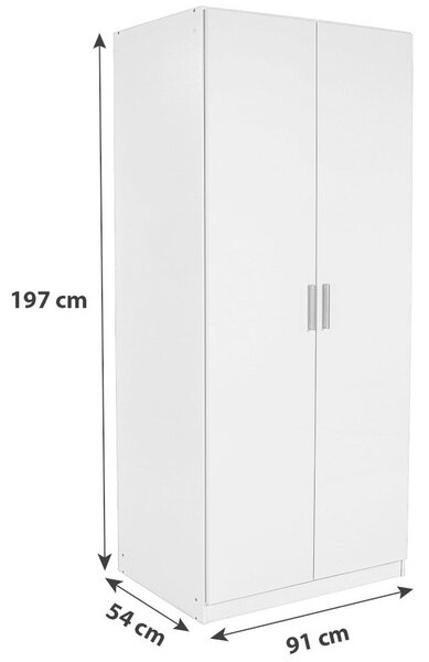 Premium Living Omara Za Oblačila Celle, Bela, Š. 91 Cm