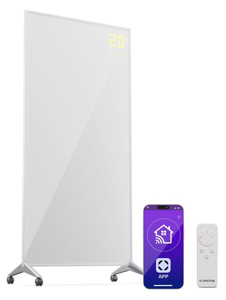 Klarstein Wonderwall Smart Bornholm, Infrardeči grelnik, 60 x 120 cm, 1200 W, aplikacija