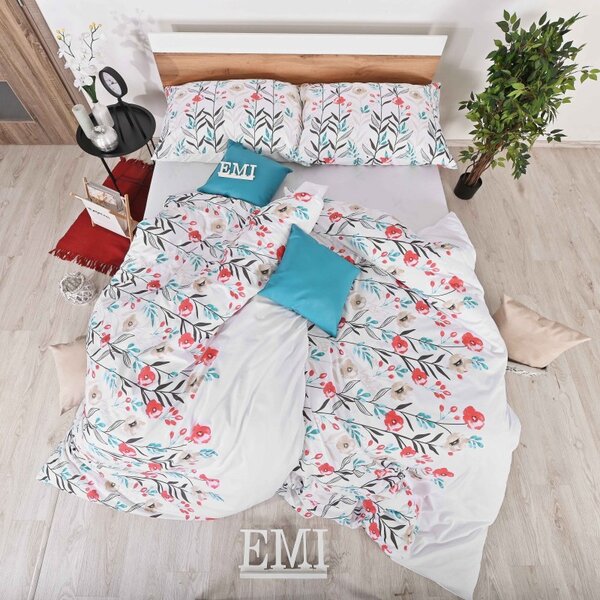 Bombažna posteljnina Nice EMI, Standardni enojni posteljni komplet vključuje 1x 140x200 + 1x 70x90