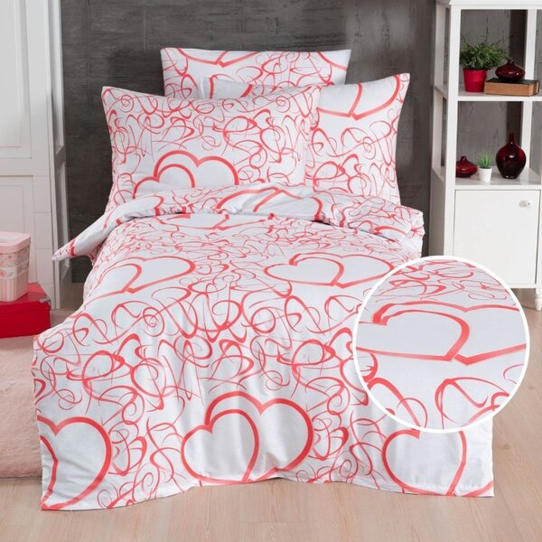 Bombažna posteljnina Sweet EMI, Standardni enojni posteljni komplet vključuje 1x 140x200 + 1x 70x90