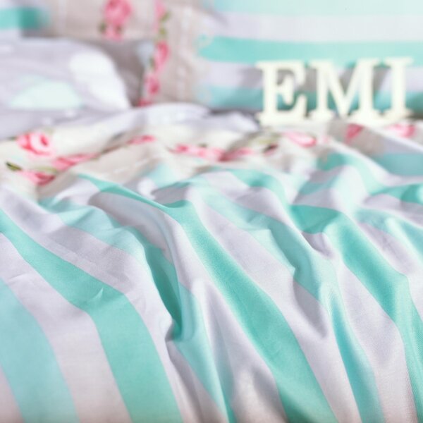 Bombažna posteljnina Ariela EMI, Standardni enojni posteljni komplet vključuje 1x 140x200 + 1x 70x90