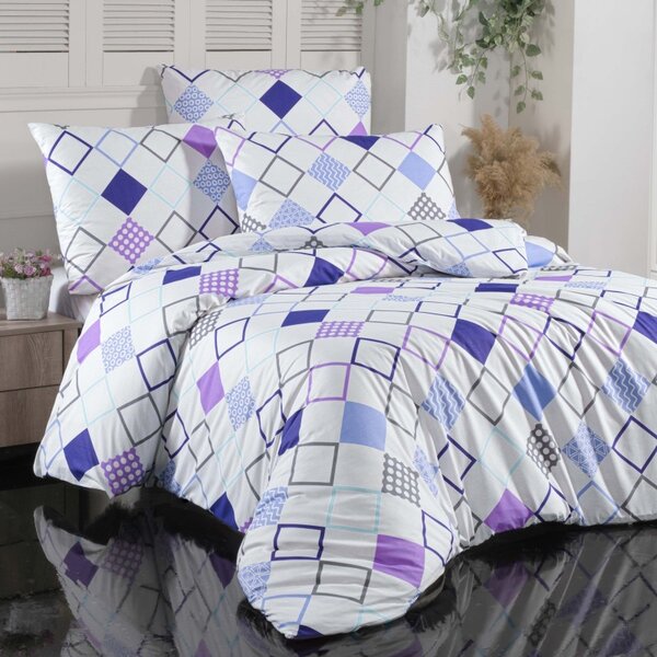 Bombažna posteljnina Hali EMI, Standardni enojni posteljni komplet vključuje 1x 140x200 + 1x 70x90