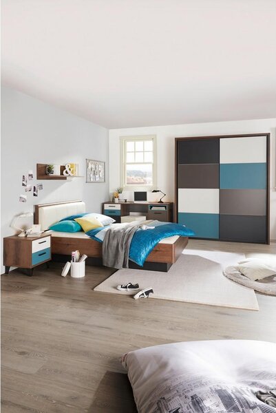 Carryhome Postelja Raven, Barva Hrasta, 140x200