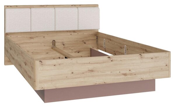 Carryhome Postelja Raven, Barva Hrasta, Terakota, 140x200